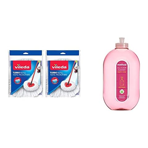 Vileda Turbo Classic Microfibre Mop Refill Head Pack Cover