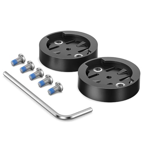 TUSITA Adaptador de Soporte de Reemplazo Compatible con Garmin Computadora para Bicicleta, Radar Luz Trasera Soporte - 2 Piezas