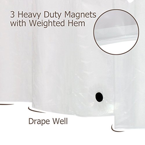 WIMAHA Tende da Doccia, 180x180 cm, Non tossica