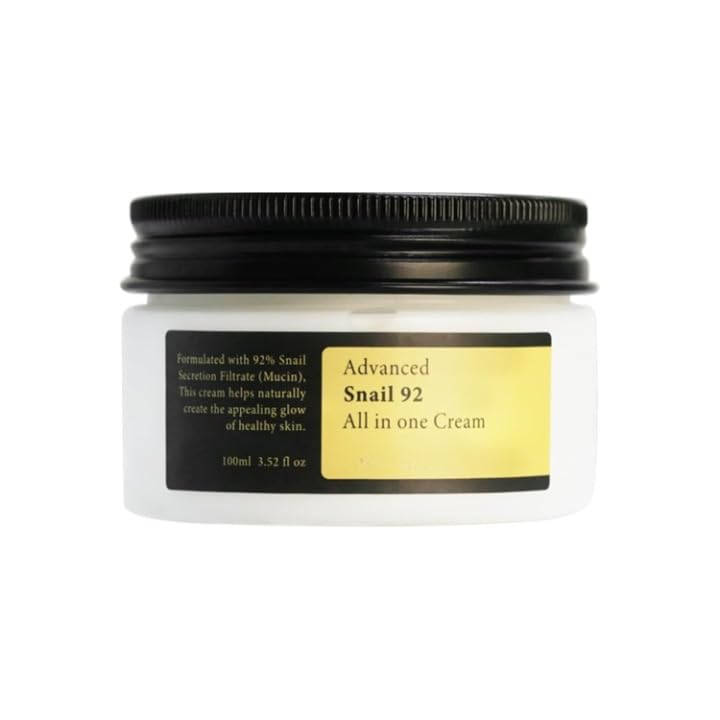 Snail Mucin 92% Repair Serum Cream - Face Moisturizer Hydrating A...