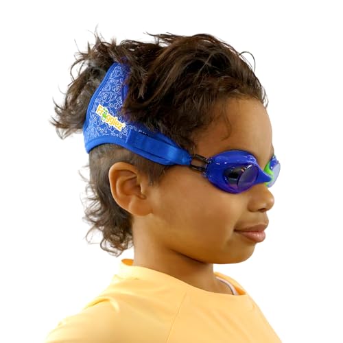 Frogglez Anti-Fog Swimming Goggles for Kids under 10 (Ages 3-10) Recommended by Parents Premium Pain-Free Strap