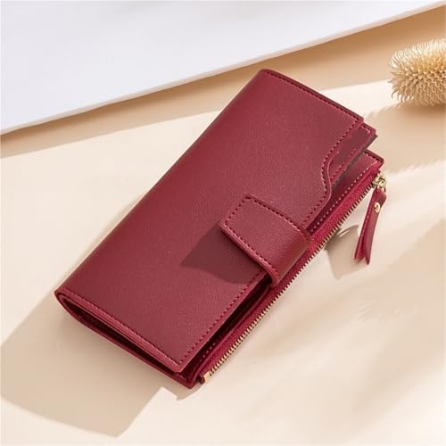 Women's Tri-Fold Zipper Wallet - Slim Large-Capacity Organizer with Secure Closure(#1)4