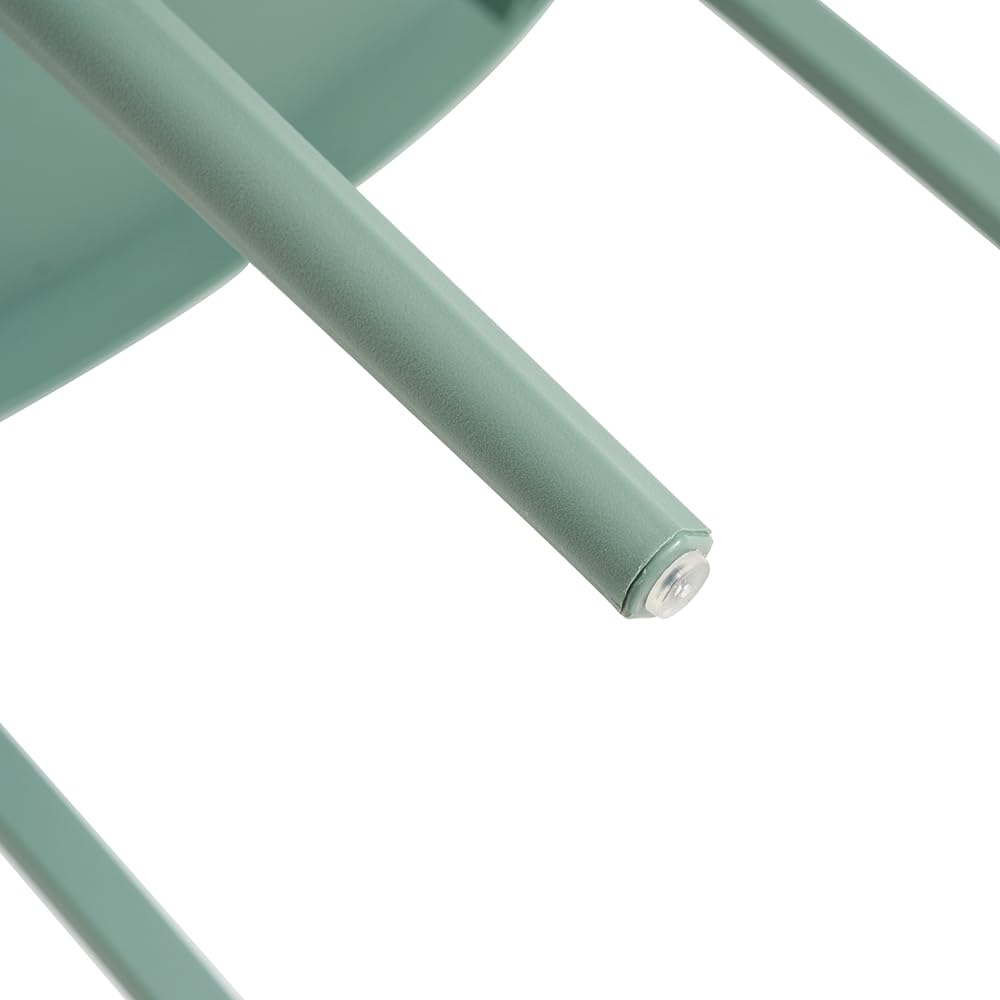 SIEDITI FUORI E DENTRO Sillas de Jardin en polypropylène Avec Fibre de verre, Sillas empilables pour extérieur ou intérieur, Design Moderne et Naturel - Trixy (4 Sillas, Verde Salvia)