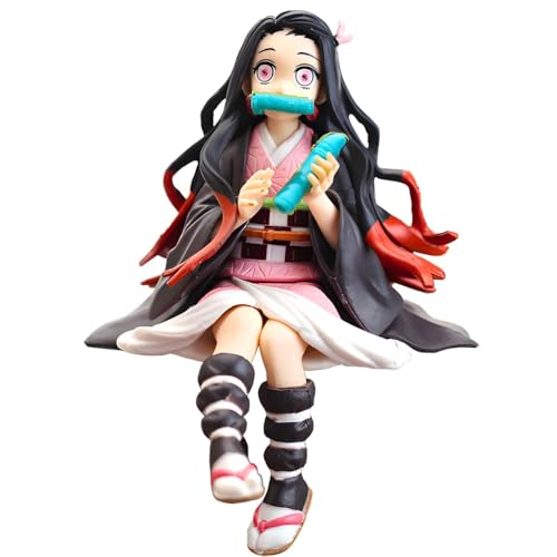 Image of FUNFOB Anime Action Figure Height-14.5cm Collectible for Anime Figures PVC Multicolour | Nezu Perching