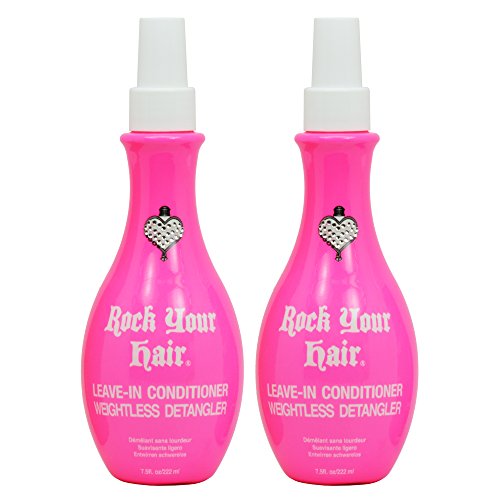 Rock Your Hair Leave-in Conditioner Weightless Detangler 7.5oz/222ml"Pack of 2"