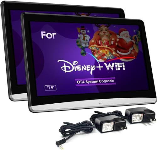 11.5 Inch 4K Generation Android 10.0 Multifunction Car TV,5G WiFi Monitor Tablet Touch Screen 1080P Bluetooth/USB/SD/HDMI in/FM/Mirror Link Video Player (1.5Ram 16Rom(2Monitors))