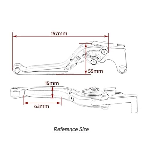 Levier d'embrayage de frein pour réparer une commande cassée sur Ducati Monster 659 - 3