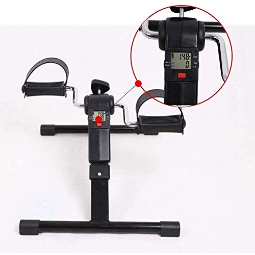 Image of Pedal Exercisers Mini Exercise Bike Foot Pedal Exerciser Foldable with Electronic LCD Display Fit Arm and Leg Body Portable Exercise Indoor Fitness Bicycle