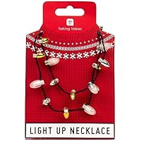 Collar con luz intermitente de Navidad para fiesta de Navidad,