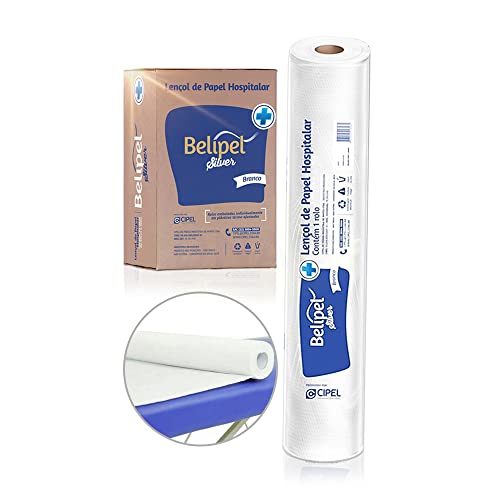 Lençol de Papel Para Maca Hospitalar Descartável Eco 70x50 - Belipel