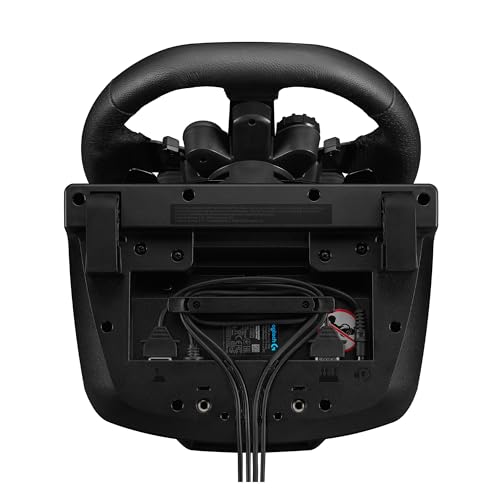 G923 Volante da Corsa e Pedali per PS5, PS4 e PC, UK Inglese Spina di Alimentazione (Tipo G) - Nero - Controller - Immagine 6
