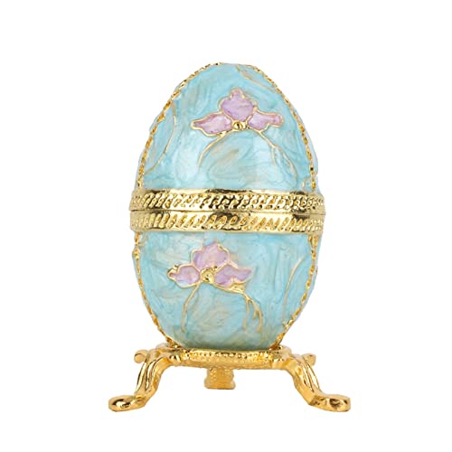 Huevo de Fabergé, Baratija del Tenedor del Rosario con la Aleación del Cinc de la Pintura del Esmalte para la Joyería