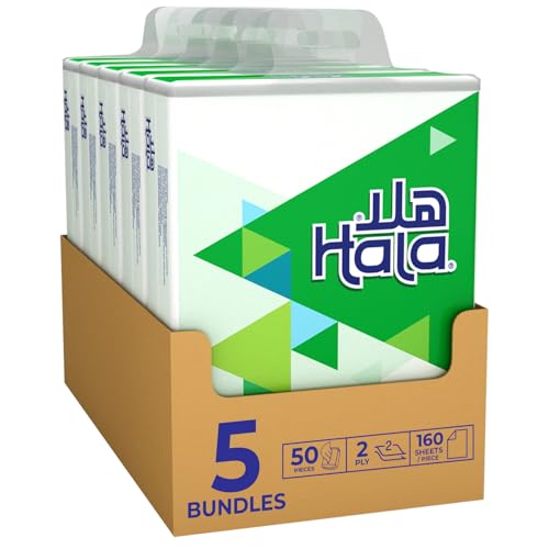 مناديل وجه هلا - من طبقتين ومعقمة للحماية من الجراثيم