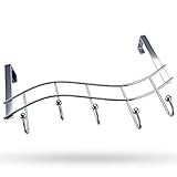 Door Hangers Towel Rack Over the Door Hook Hats Coats Bathroom Mudroom Space Saver