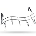 Door Hangers Towel Rack Over the Door Hook Hats Coats Bathroom Mudroom Space Saver