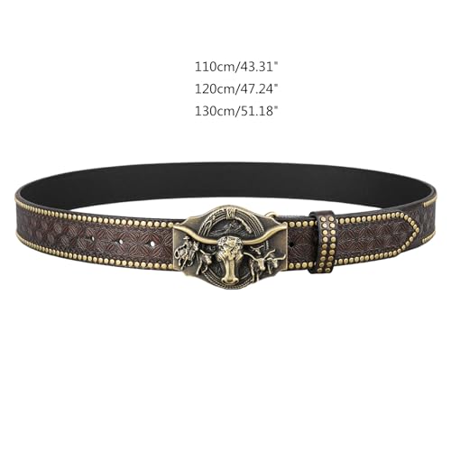 Western Leathers Buckle Belts Cowboy Metal Buckle Belt Floral Engraved Buckle Belt For Men Jeans Decoration Western Belts4