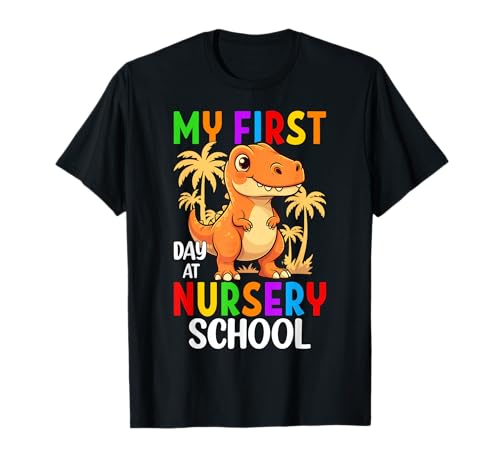 My First Day At Nursery School Pre-k Preschool Teacher Camiseta