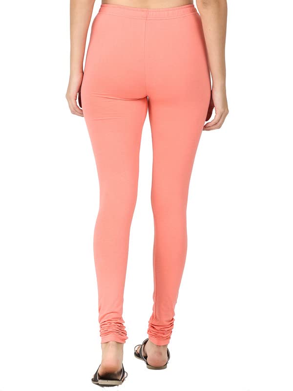 Image of Robinbosky Cotton Churidhar Leggings for Women - Stylish, Stretchable & Flattering Fit for All-Day Comfort