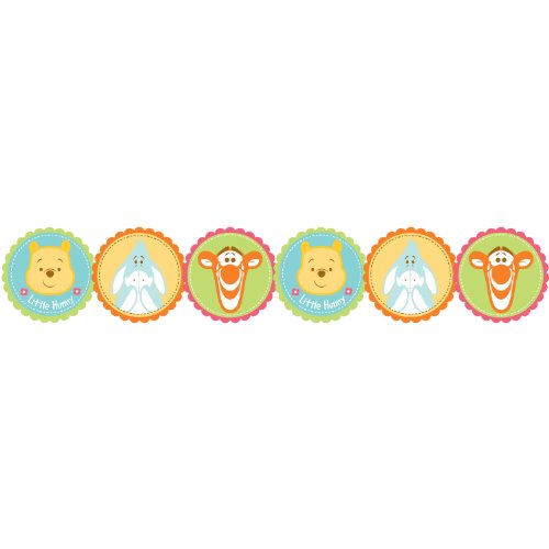 Winnie the Pooh 'Little Hunny' Baby Shower Printed Garland (1ct) by Amscan