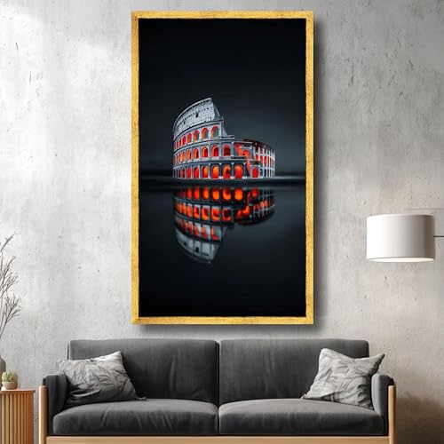 Impression d'architecture sur toile lumineuse de qualité supérieure