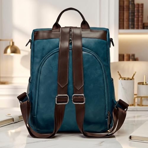 Image of VISMIINTREND Leather Backpack Bags for Women | College Backpack Bags for Girls | Ladies Purse Handbag | Gift for Woman