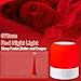 Finezeal 670nm Red Light Night Light Lamp for Sleep - Zero Blue Light, 4 Color Modes Rechargeable Portable & Hangable Design, Dimmable and Auto-Off Timer for Bedroom Nursery Camping