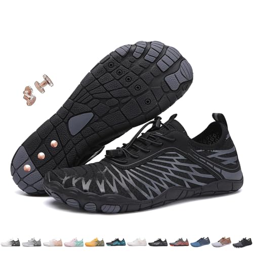 Grounding Shoes with Copper, Copper Grounding, Grounded Barefoot Footwear Hike Shoes for Women Men, Wide Toe Soft Comfortable