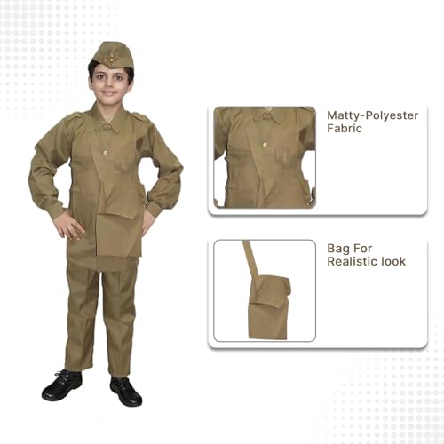 Image of Kaku Fancy Dresses Our Helper Costume for Boys & Girls | Social Helper Doctor, Nurse, Fireman, Postman, Teacher, Farmer Dress For Kids