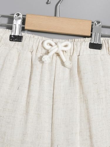 Image of Verdusa Boy's 2 Piece Sets Linen Set Going Out Summer Outfits Button Up Shirt and Pants Set Matching Sets