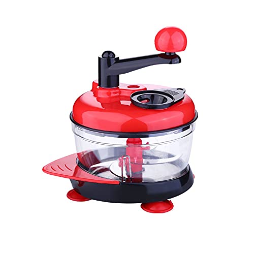 Procesador manual de alimentos y cortador de verduras miniatura 1