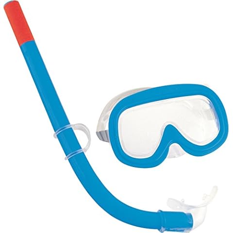 Bestway-24006 Buceo con Tubo y Sujeción a la Máscara, Color Cover