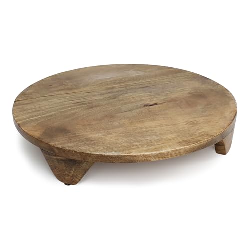 Mangoholz Servierteller groß rund lebensmittelecht - 38 cm - XL Massivholz Servierplatte mit Standfüßen - Kerzentablett Tisch Deko Holz Tablett Weihnachten Advent Hochzeit Geschenke Dekoration Mangoholz Servierteller groß rund lebensmittelecht - 38 cm - XL Massivholz Servierplatte mit Standfüßen - Kerzentablett Tisch Deko Holz Tablett Weihnachten Advent Hochzeit Geschenke Dekoration