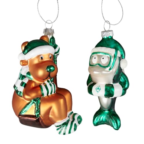 Werder Bremen SV Weihnachtskugeln 2er Set