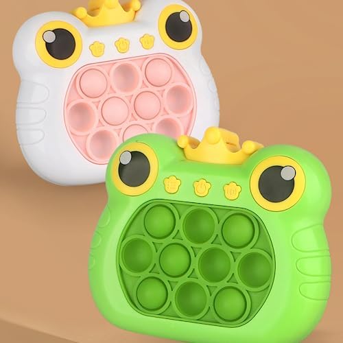 2023 Puzzle Pop Light Up Game - Fun Fidget Travel Toy for Kids 8-12 - Diverse Game Modes, Enhances Hand-Eye Coordination, for Boys and Girls - Frog 4 41SUryGDUWL. AC