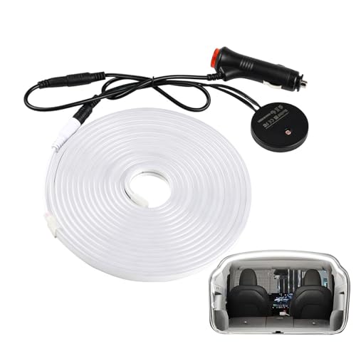 Lámpara de maletero LED para coche con sensor de luz automático y tira de iluminación interior