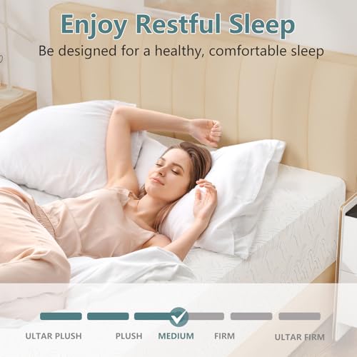 Image of Queen Size 12 Inch Memory Foam Mattress, Colchon Queen Mattress in a Box