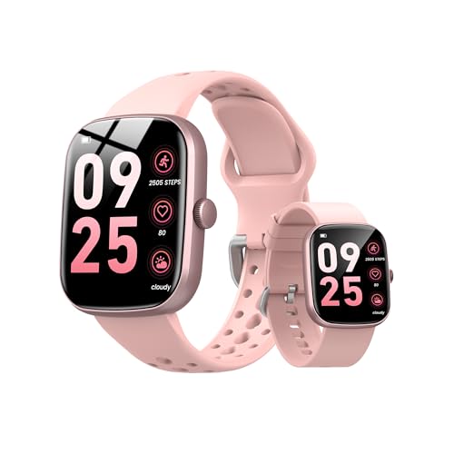 Smart Watch (Answer/Make Call), 1.96' SmartWatches for Men Women with Heart Rate/Activity Tracking, Fitness Tracker Watch with IP68 Waterproof/Pedometer, Smart Watch for Android/iPhone Compatible