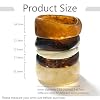 Dormklss 5 PCS Acrylic Resin Bracelet Set For Women Statement Chunky Bangle Bracelets Wide Plastic Irregular Brown Bracelets Colorful Bracelet Jewelry Gift #3