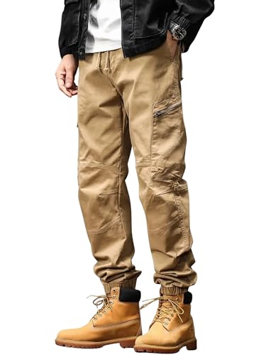 Image of Lymio Cargo for Men || Cotton Cargo Pant || Drawstring Waist Pant (Also Available in Plus Sizes) (89-92)