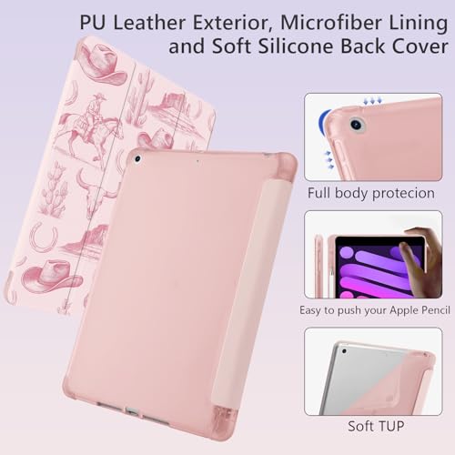 Coque iPad Pro 11 rose pour protéger l'écran et ranger le stylet