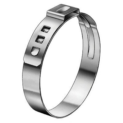 Oetiker 16700010 Stepless Ear Clamp, One Ear, 7 mm Band Width, Clamp ID Range 10.8 mm (Closed) - 13.3 mm (Open) (Pack of 10)