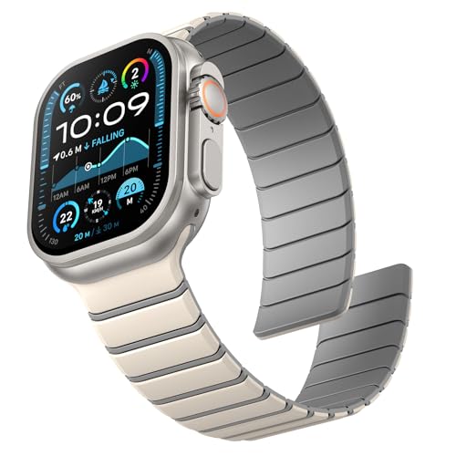�A�b�v���E�H�b�` �o���h �}�O�l�b�g �R���p�`�u�� Apple Watch 49/46/45/44/42mm �V���R�� �����x���g�X�|�[�c �j�����p �y�� �_�炩�� �����ӃE�H�b�`�o���h �h�� for iWatch Series 11 10 9 8 7 6