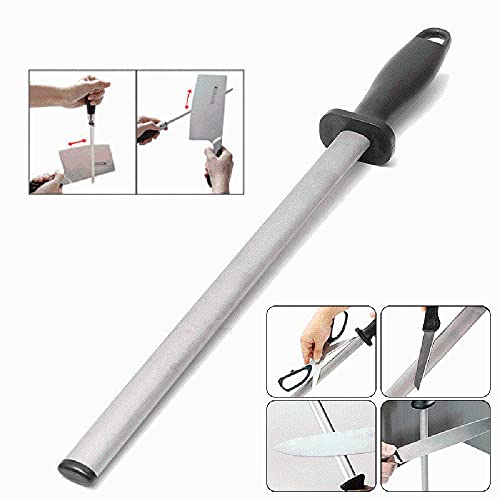 Acier à aiguiser pour couteaux domestiques et professionnels avec tige diamant 25,4 cm - 4