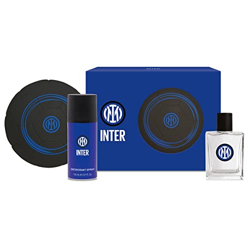 INTER | Confezione Regalo Uomo, Profumo Uomo EDT 100 ml + Deodorante...