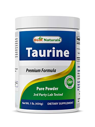 Best Naturals 100% Pure Taurine Powder Free Form - Taurine 1000mg per Serving