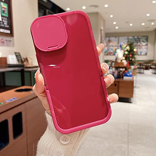 Protection caméra coque iPhone 12 Pro miroir rose antichoc anti-rayure