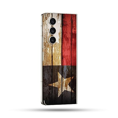 Image of MightySkins Skin Compatible With Samsung Galaxy Z Fold 5 Full Wrap - Texas Shiplap | Protective, Durable, and Unique Vinyl Decal wrap cover | Easy To Apply, Remove, and Change Styles | Made in the USA