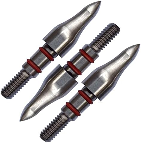 100/125/150/200 Grains Archery Field Points,9/32″,5/16″,19/64 ″ Field Points, Stainless Steel Screw in Archery Field Tips and BroadHeads (1 Dozen 12 PCS) 100/125/150/200 Grains Archery Field Points,9/32″,5/16″,19/64 ″ Field Points, Stainless Steel Screw in Archery Field Tips and BroadHeads (1 Dozen 12 PCS)