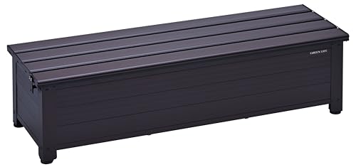 グリーンライフ(GREEN LIFE) 物置 ベンチ サビにくい アルミ製 長物収納 軽い...