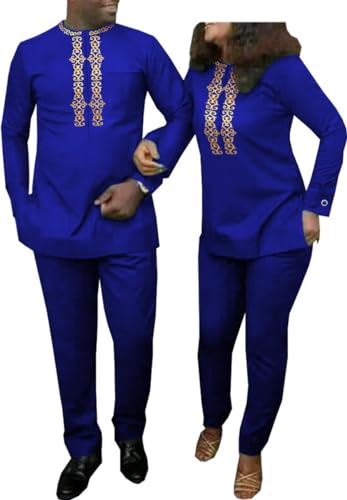 Tenues brodées de mariage africain pour briller en couple lors des soirées